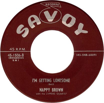 Nappy Brown With The Zippers Quartet : Little By Little / I'm Getting Lonesome (7", Single, 1 L)