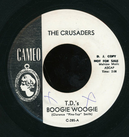 The Crusaders (9) : T.D.'s Boogie Woogie / At The Club (7", Promo)