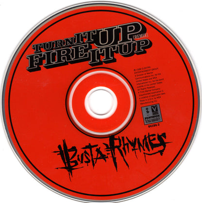 Busta Rhymes : Turn It Up (Remix) / Fire It Up (CD, Single, Car)
