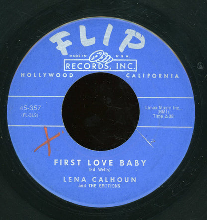 Lena Calhoun & The Emotions : First Love Baby (7", Single)