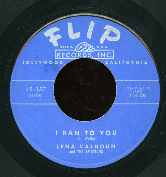 Lena Calhoun & The Emotions : First Love Baby (7", Single)