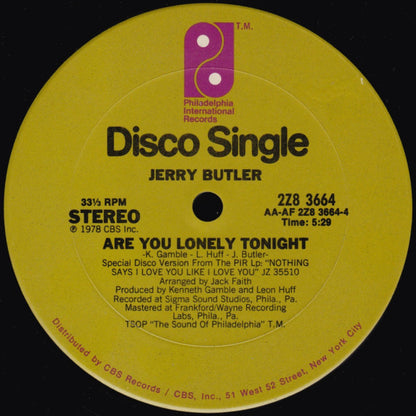 Jerry Butler : (I'm Just Thinking About) Cooling Out (12", Single)