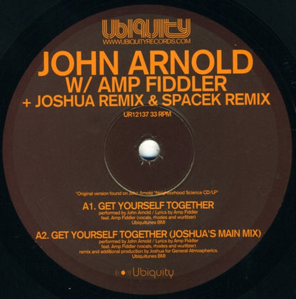John Arnold Featuring Amp Fiddler : Get Yourself Together (12")