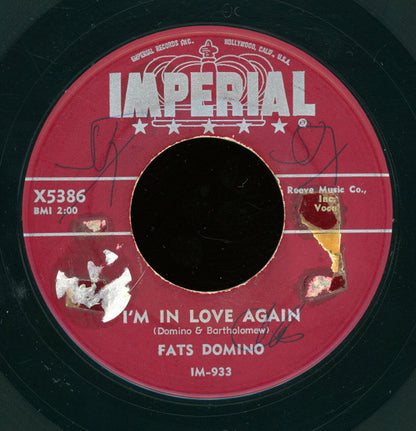Fats Domino : My Blue Heaven / I'm In Love Again (7", Single)