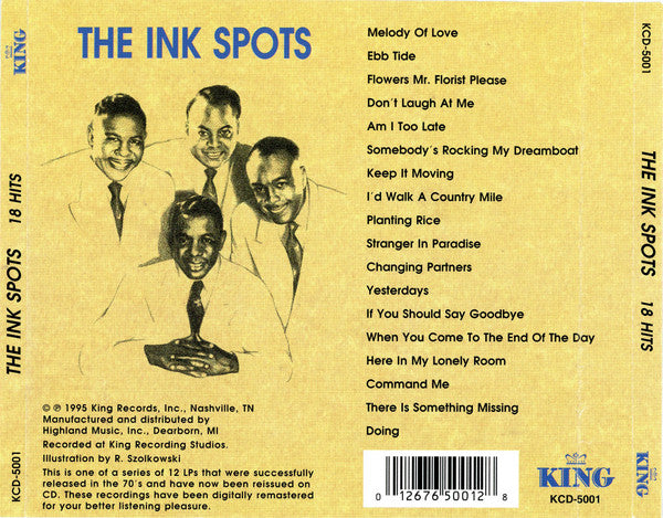 Charlie Fuqua's Ink Spots : 18 Hits (CD, Comp, RE, RM)