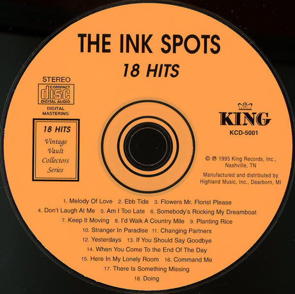 Charlie Fuqua's Ink Spots : 18 Hits (CD, Comp, RE, RM)