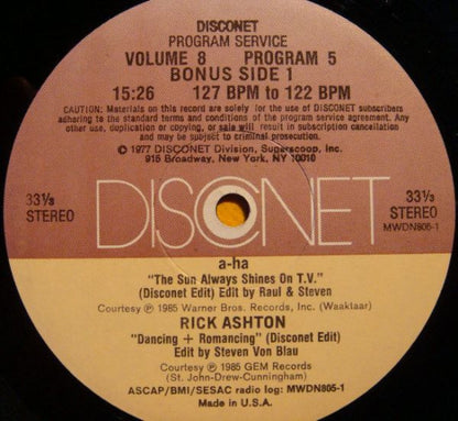 Various : Volume 8 Program 5 (2x12", Comp, P/Mixed)