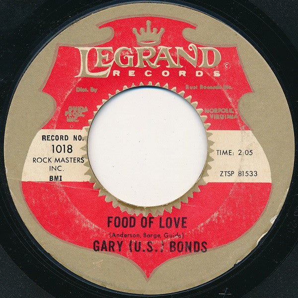 Gary U.S. Bonds : Twist, Twist Senora (7", Single, Styrene)