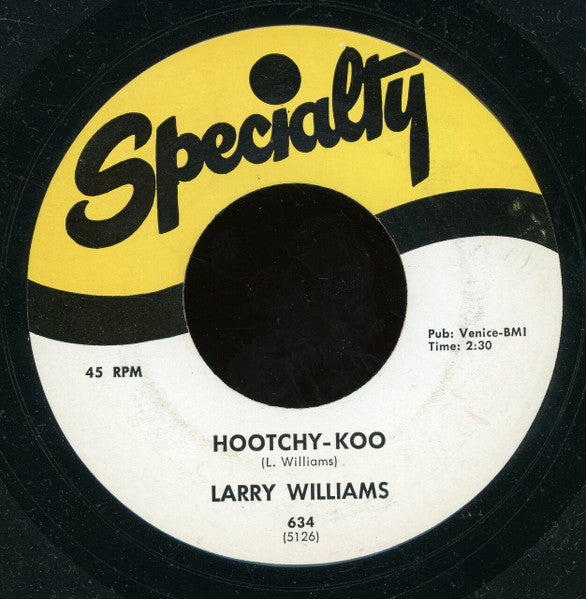 Larry Williams (3) : Hootchy-Koo / The Dummy (7", RE)