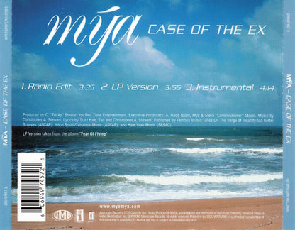 Mya : Case Of The Ex (CD, Single)