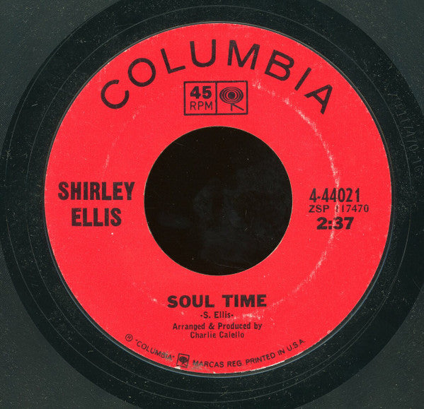 Shirley Ellis : Soul Time (7", Single, Styrene, Ter)
