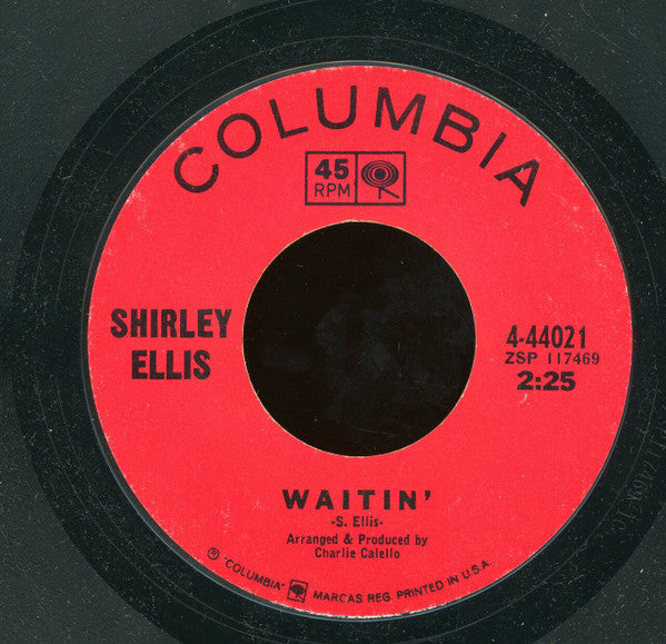 Shirley Ellis : Soul Time (7", Single, Styrene, Ter)