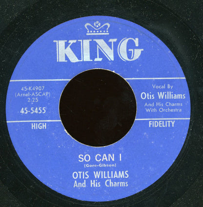 Otis Williams & The Charms : So Can I / Little Turtle Dove (7")