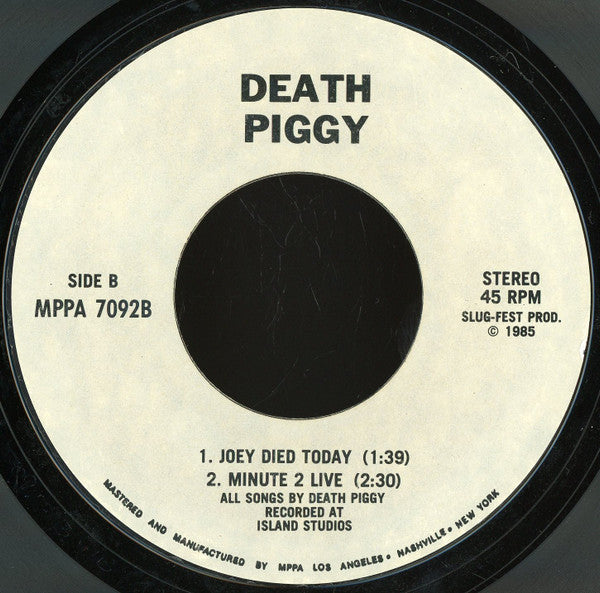 Death Piggy : "R"45 (7", EP, Styrene)
