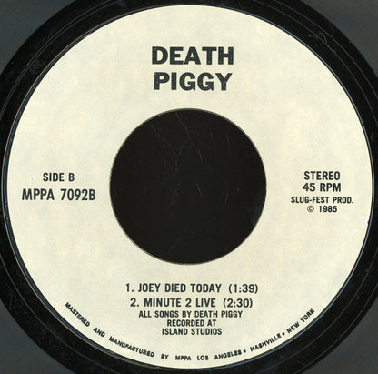 Death Piggy : "R"45 (7", EP, Styrene)