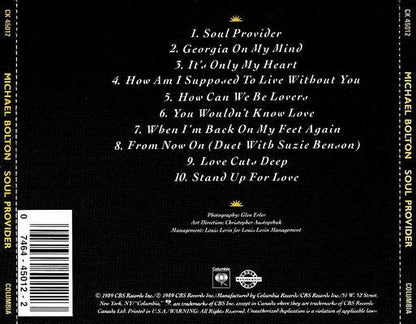 Michael Bolton : Soul Provider (CD, Album)