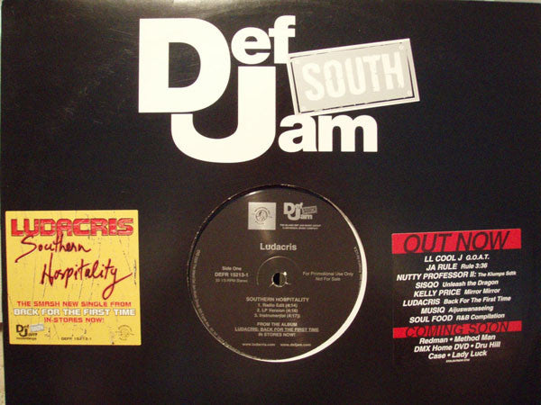 Ludacris : Southern Hospitality / Catch Up (12", Promo)