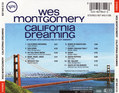 Wes Montgomery : California Dreaming (CD, Album, RE)