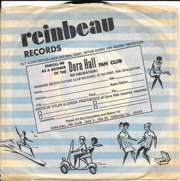Dora Hall : Rescue Me / King Of The Road (7")