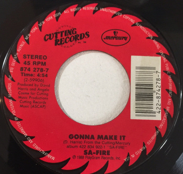 Safire : Gonna Make It (7")
