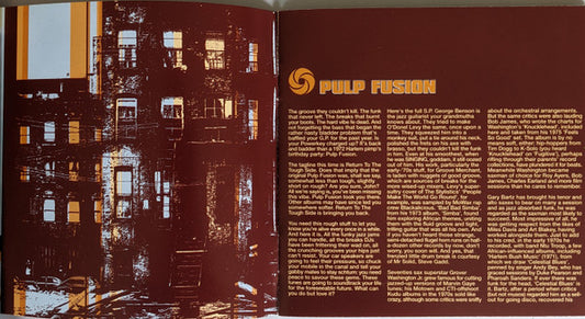 Various : Pulp Fusion: Return To The Tough Side (Original 1970's Ghetto Jazz & Funk Classics) (CD, Comp, RE)