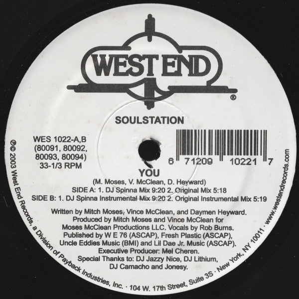 Soul Station : You (12")