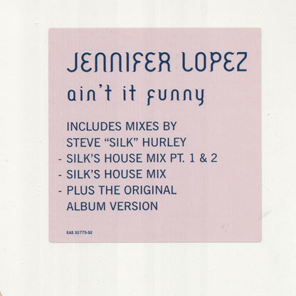 Jennifer Lopez : Ain't It Funny (12", Promo)