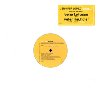 Jennifer Lopez : Play (12", Single, Promo)