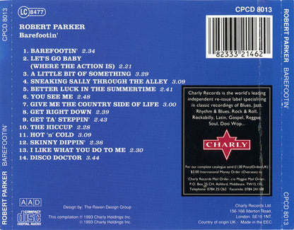 Robert Parker : Barefootin' (CD, Comp)