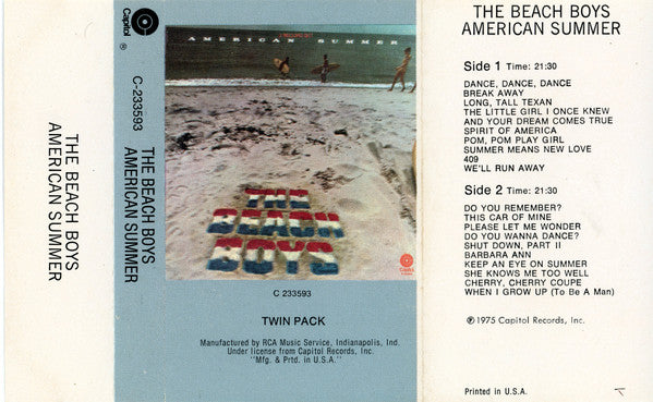 The Beach Boys : American Summer (Cass, Comp, Club)