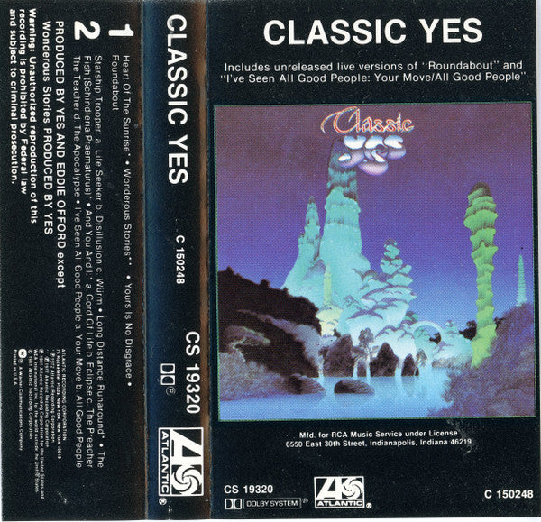 Yes : Classic Yes (Cass, Comp, Club, RCA)