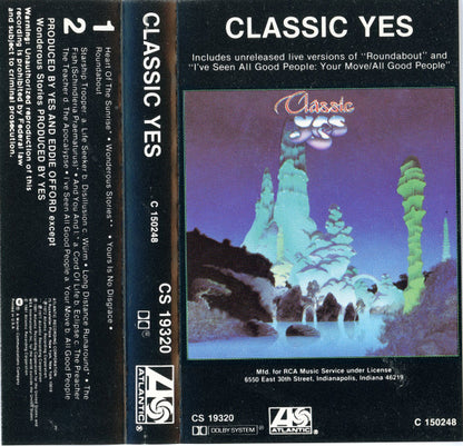 Yes : Classic Yes (Cass, Comp, Club, RCA)
