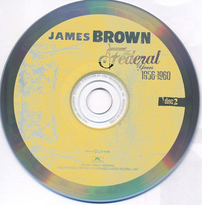 James Brown : The Singles, Volume One: The Federal Years 1956-1960 (2xCD, Comp, Ltd, RM)