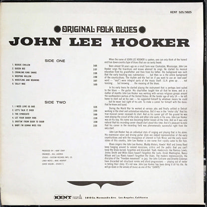 John Lee Hooker : Original Folk Blues (LP, Comp)