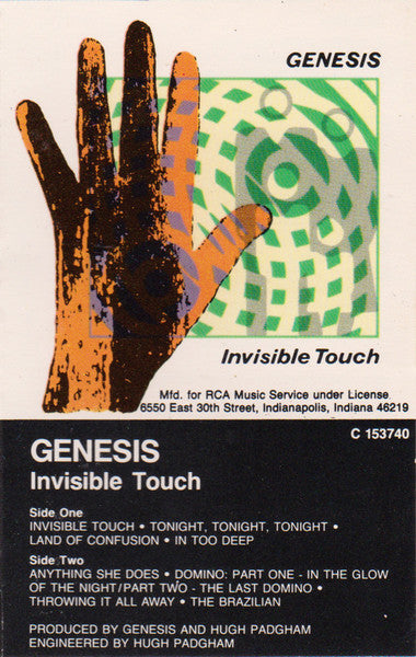 Genesis : Invisible Touch (Cass, Album, Club)