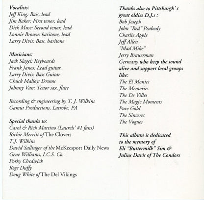 Laurels (2) : The Test Of Time (Cass, Album)