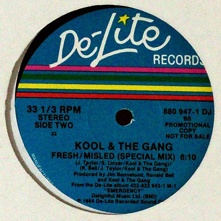 Kool & The Gang : Cherish (Remix) (12", Promo)