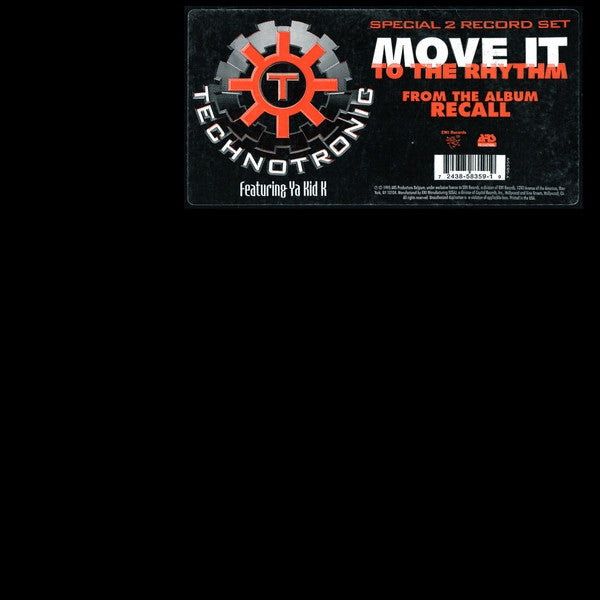 Technotronic Featuring Ya Kid K : Move It (To The Rhythm) (2x12")