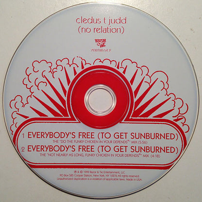 Cledus T Judd (No Relation)* : Everybody's Free (To Get Sunburned) (CD, Single)