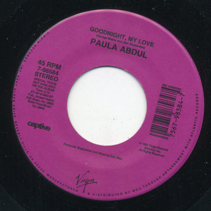 Paula Abdul : Will You Marry Me? (7")
