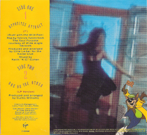 Paula Abdul Duet With The Wild Pair : Opposites Attract (7", Single)