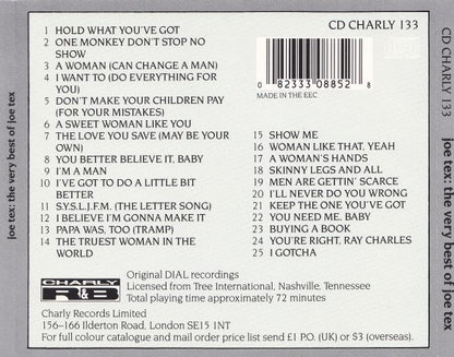 Joe Tex : The Very Best Of Joe Tex (CD, Comp)