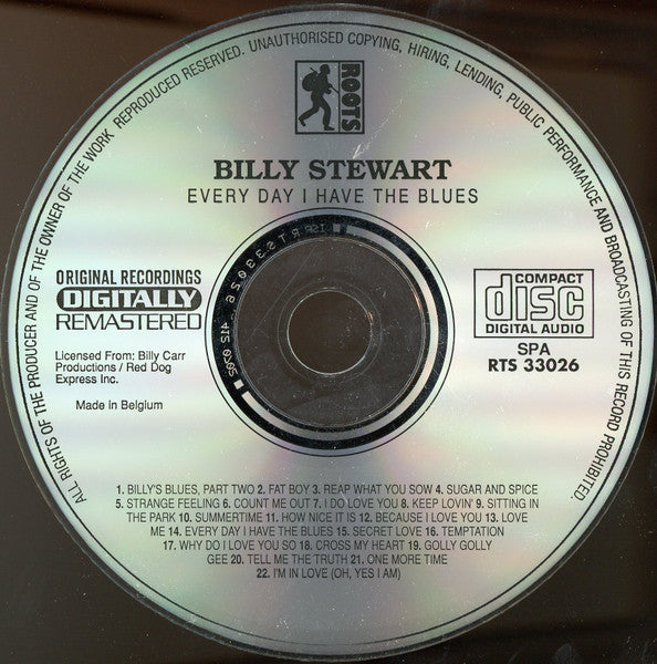 Billy Stewart : Every Day I Have The Blues (CD, Comp, RM)