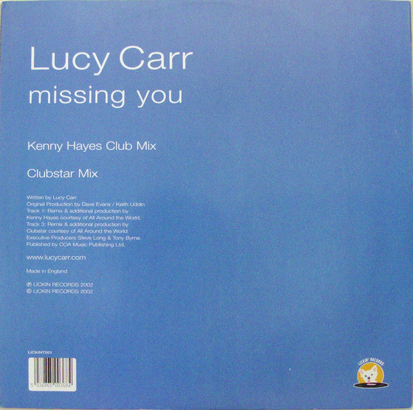 Lucy Carr : Missing You (12")