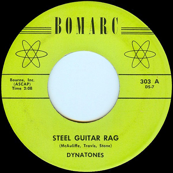 The Dynatones (4) : Steel Guitar Rag / The Girl I'm Searching For (7", Single)
