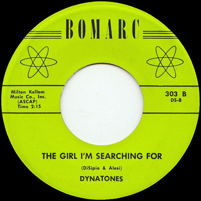 The Dynatones (4) : Steel Guitar Rag / The Girl I'm Searching For (7", Single)