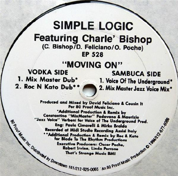 Simple Logic Featuring Charle' Bishop : Moving On (2x12")