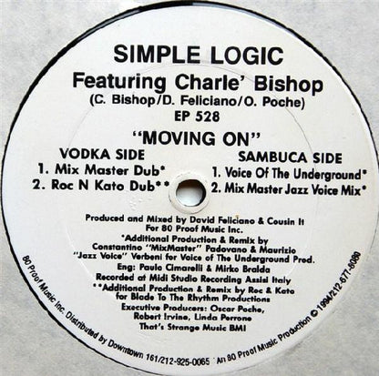 Simple Logic Featuring Charle' Bishop : Moving On (2x12")
