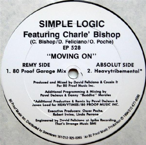 Simple Logic Featuring Charle' Bishop : Moving On (2x12")