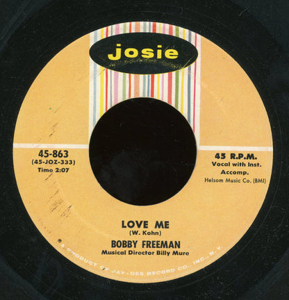 Bobby Freeman : Love Me / Mary Ann Thomas (7")